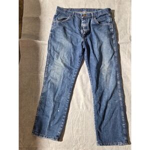Wrangler Authentics Mens Relaxed Fit Straight Leg Jeans Blue 38x29 85900DW